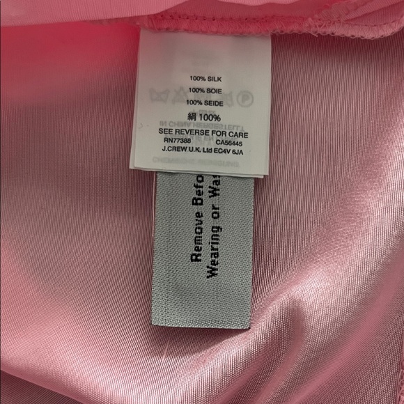 NWT J.Crew Pink Off-Shoulder Ruffle Top - Picture 7 of 9